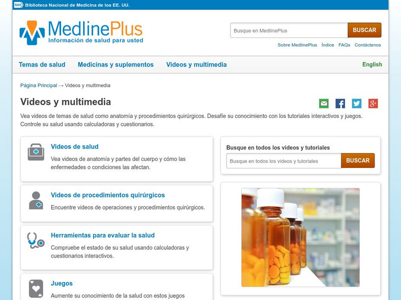 Medline Plus: Videos Y Multimedia Website Medline Plus: Videos Y Multimedia Website