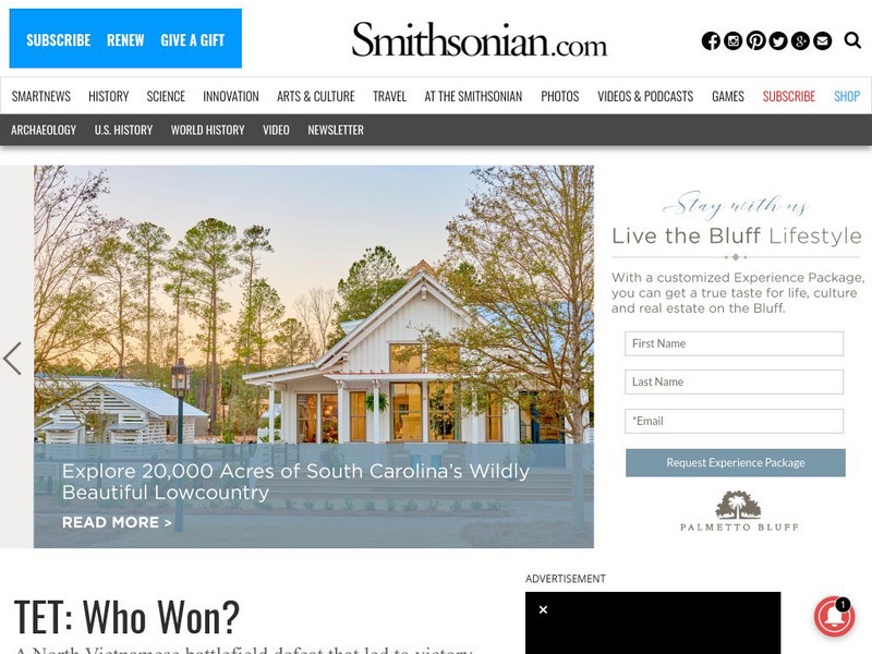 Tet: Who Won? Article Tet: Who Won? Article