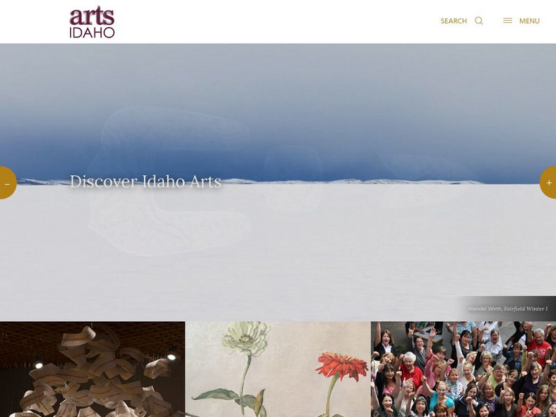 Idaho Commission on the Arts Website Idaho Commission on the Arts Website