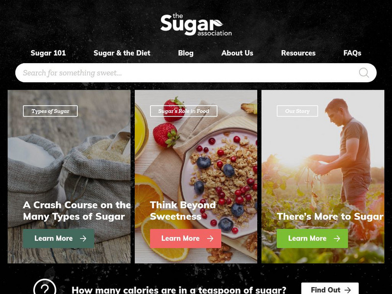 Sugar Association, Inc. Website