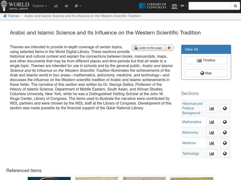 World Digital Library: Arabic and Islamic Science Article World Digital Library: Arabic and Islamic Science Article