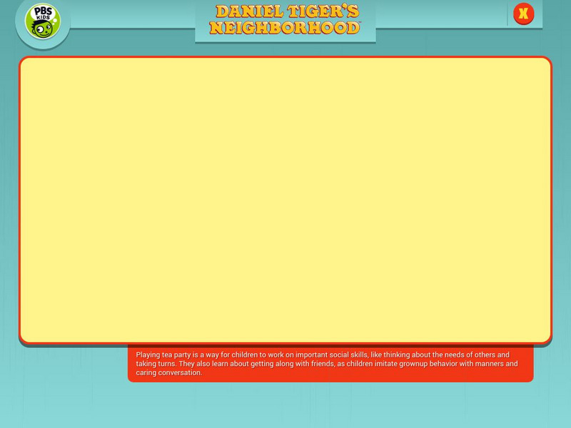 Pbs Kids: Daniel Tiger's Neighborhood: Playing Tea Party Interactive Pbs Kids: Daniel Tiger's Neighborhood: Playing Tea Party Interactive
