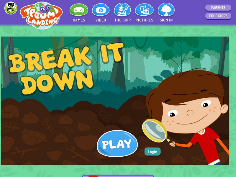 Pbs Kids: Plum Landing: Break It Down Interactive Pbs Kids: Plum Landing: Break It Down Interactive