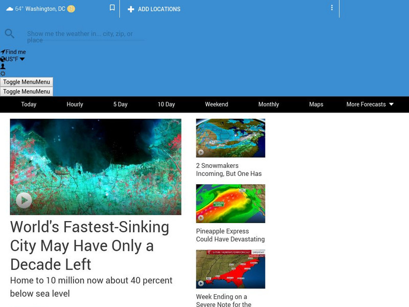 Weather Channel Website