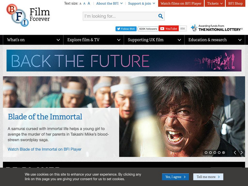 British Film Institute Website British Film Institute Website