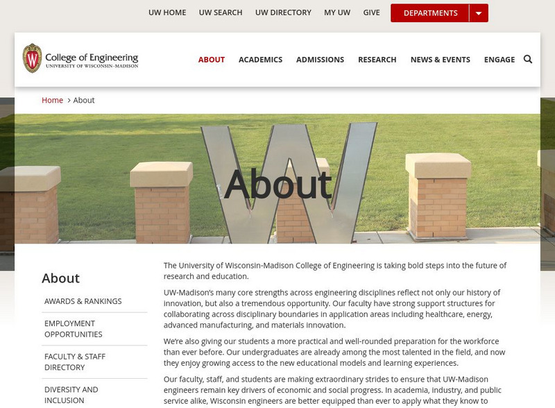 University of Wisconsin Department of Civil and Environmental Engineering Website University of Wisconsin Department of Civil and Environmental Engineering Website