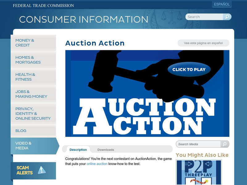 On Guard Online: Auction Action: Test Your Knowledge About Online Auctions Interactive