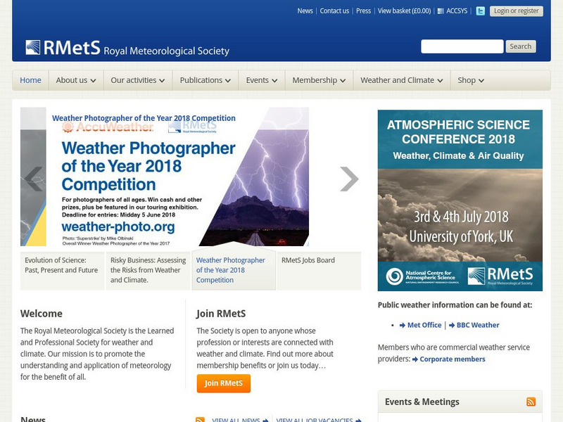 Royal Meteorological Society Website Royal Meteorological Society Website