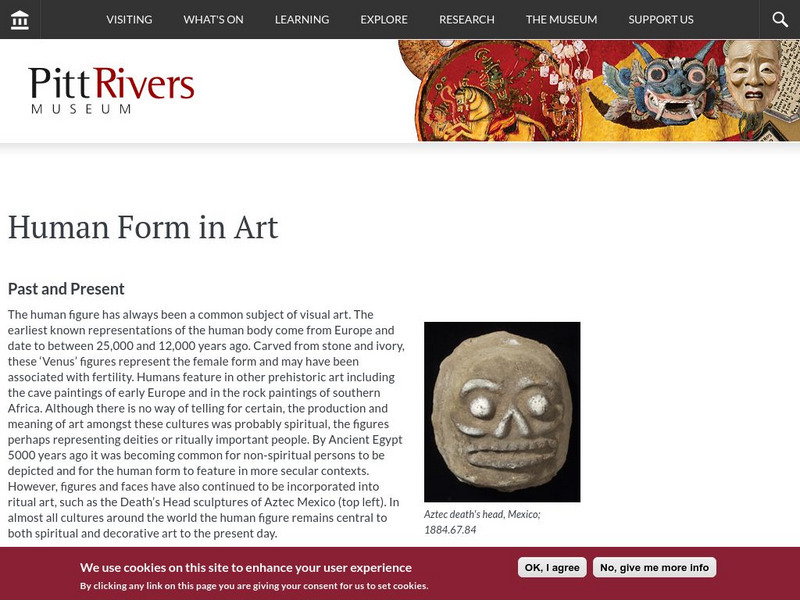 Pitt Rivers Museum: Human Form in Art Website Pitt Rivers Museum: Human Form in Art Website