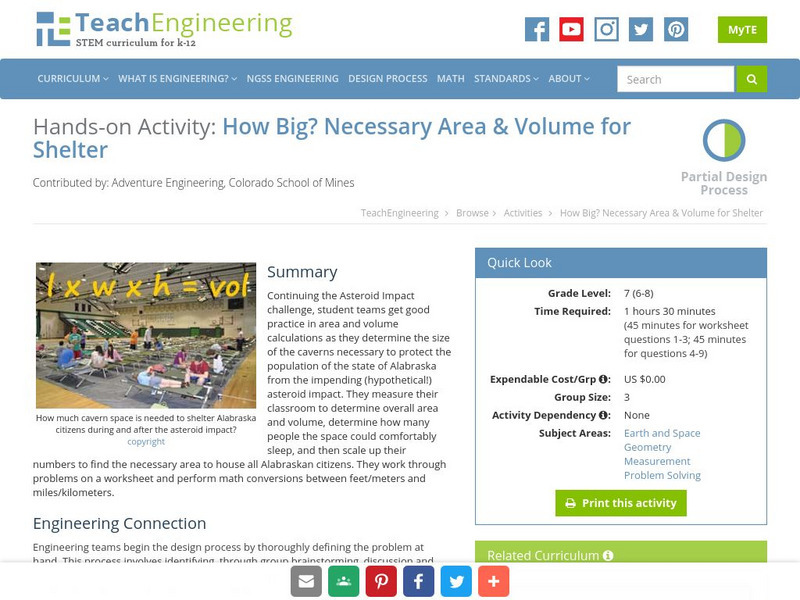 Teach Engineering: How Big? Activity Teach Engineering: How Big? Activity