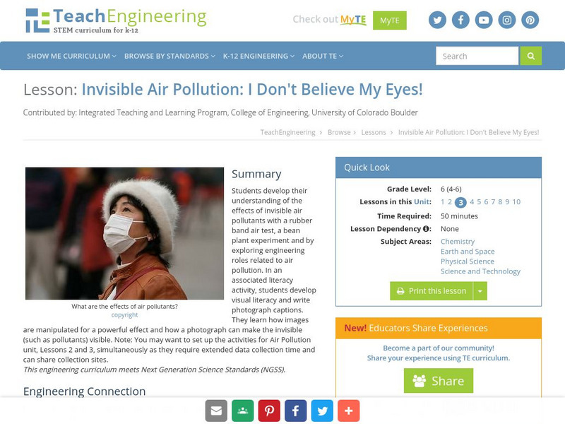 Teach Engineering: I Don't Believe My Eyes! Lesson Plan Teach Engineering: I Don't Believe My Eyes! Lesson Plan