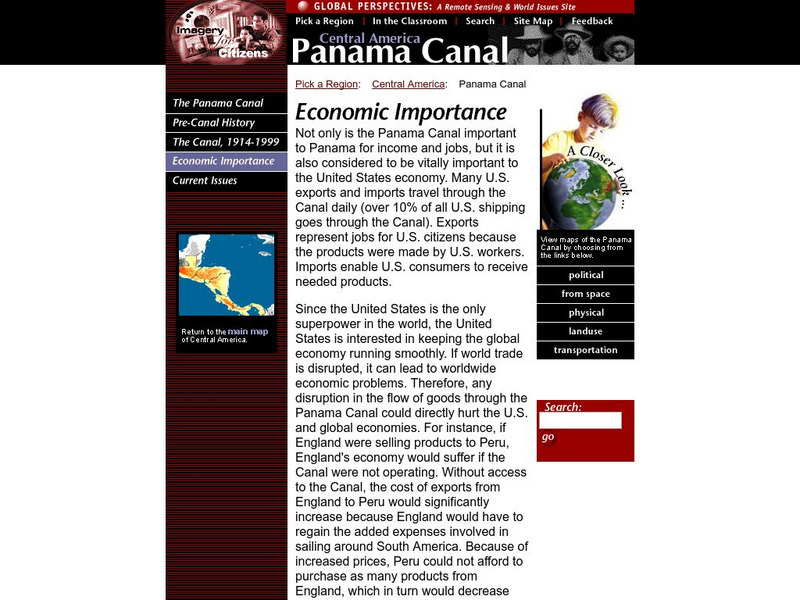 Wheeling Jesuit University: The Panama Canal: Economic Importance Handout Wheeling Jesuit University: The Panama Canal: Economic Importance Handout