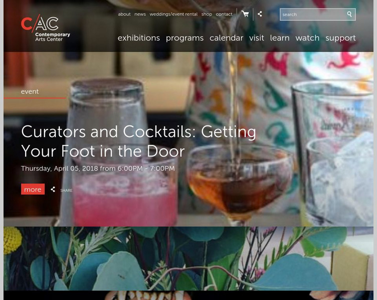 Contemporary Arts Center Website Contemporary Arts Center Website