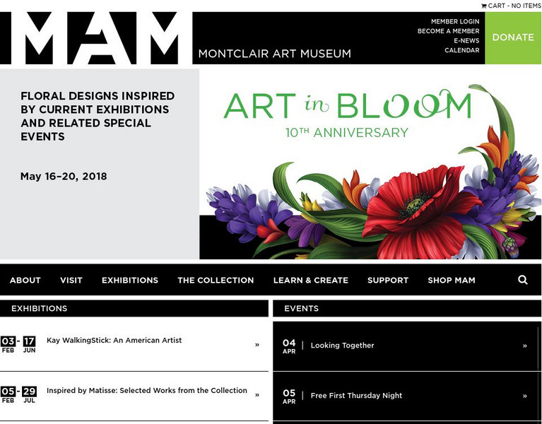 Montclair Art Museum Website Montclair Art Museum Website