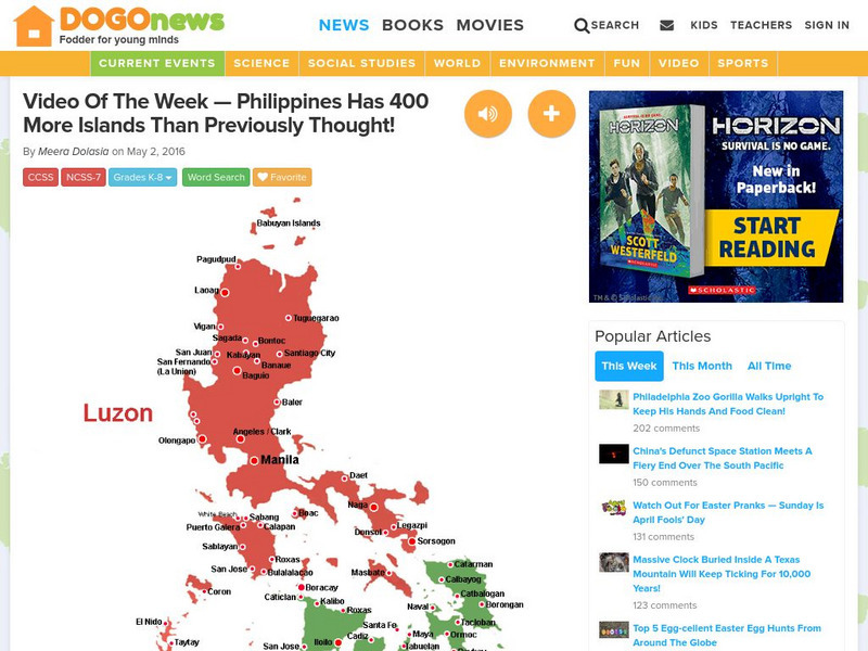 Dogo News: Philippines Has 400 More Islands Than Thought! Article Dogo News: Philippines Has 400 More Islands Than Thought! Article