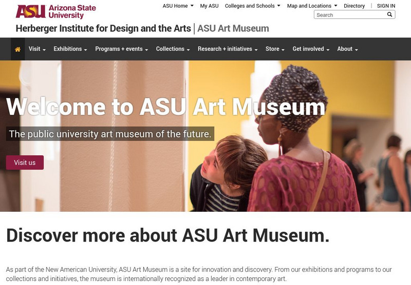 Arizona State University Art Museum Website