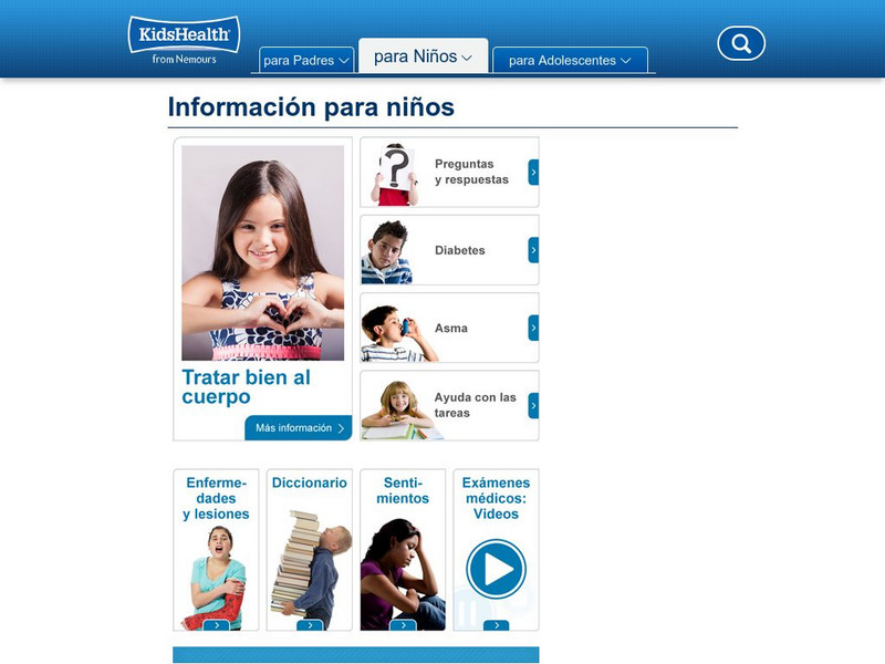 Kids Health: Informacion Para Ninos (Information for Children) Article Kids Health: Informacion Para Ninos (Information for Children) Article