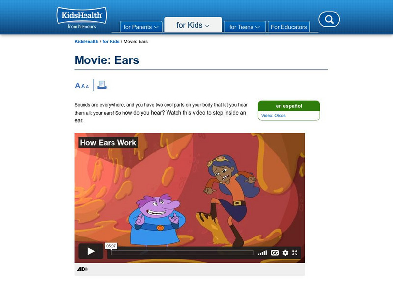 Kids Health: Ears Unit Plan Kids Health: Ears Unit Plan