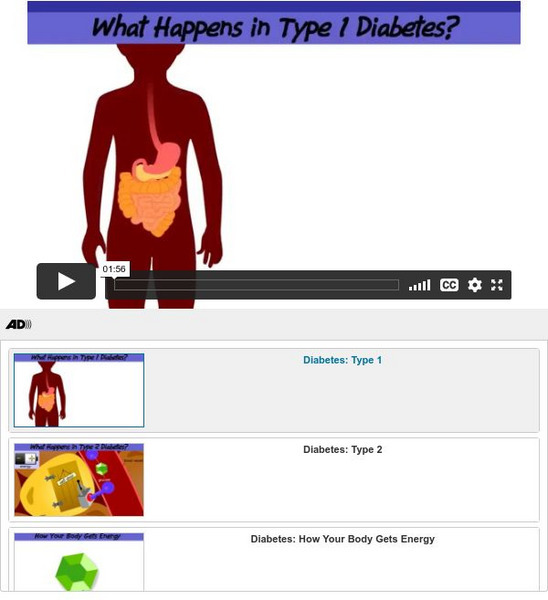 Kids Health: What Happens in Type 1 and 2 Diabetes? Instructional Video
