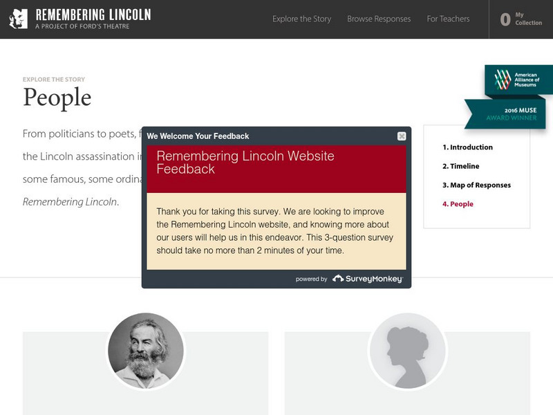 Ford's Theatre: Remembering Lincoln Primary Ford's Theatre: Remembering Lincoln Primary