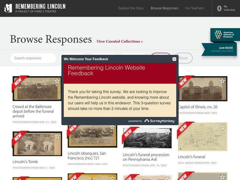 Ford's Theatre: Remembering Lincoln Primary Ford's Theatre: Remembering Lincoln Primary