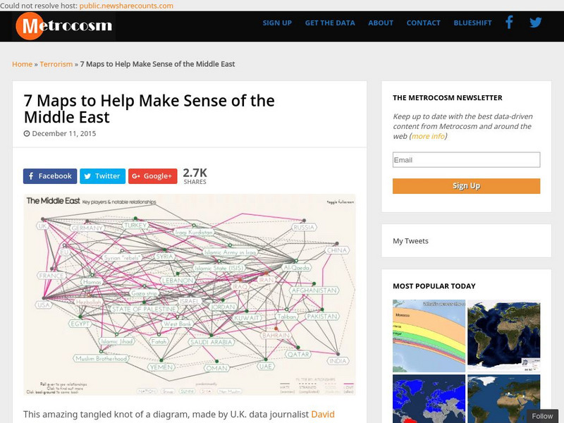 Metrocosm: 7 Maps to Help Make Sense of the Middle East Graphic Metrocosm: 7 Maps to Help Make Sense of the Middle East Graphic