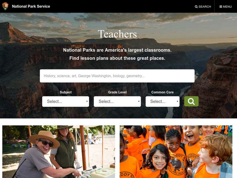 National Park Service: Teachers: Lesson Plans Website National Park Service: Teachers: Lesson Plans Website