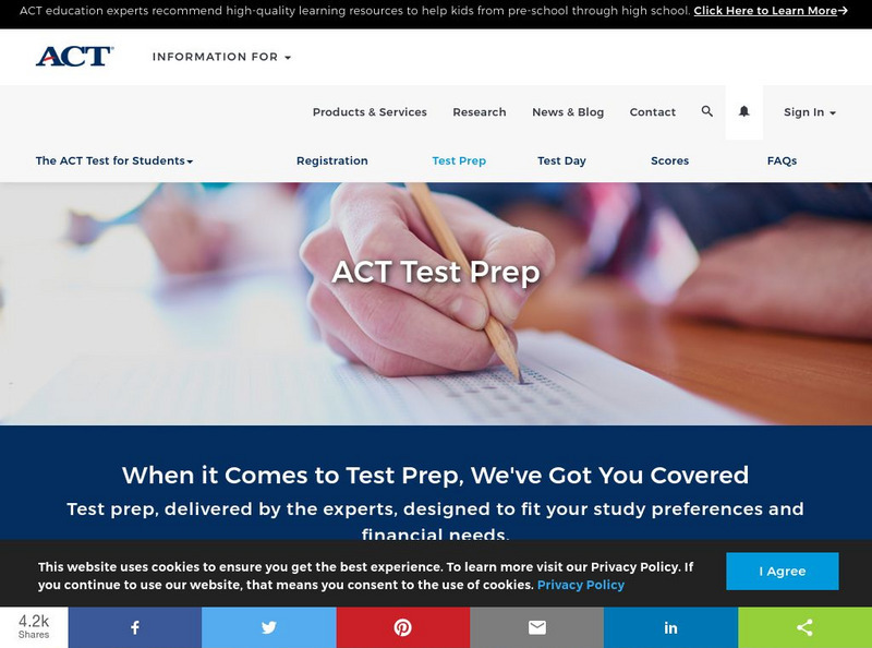 Act Student Services: Test Prep Study Guide Act Student Services: Test Prep Study Guide