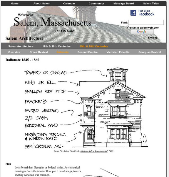 The Comprehensive Salem Guide: Salem Architecture: Italianate 1845 1860 Website