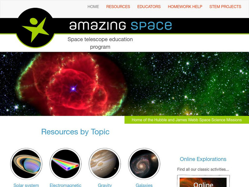 Space Telescope Science Institute: Amazing Space Unit Plan Space Telescope Science Institute: Amazing Space Unit Plan