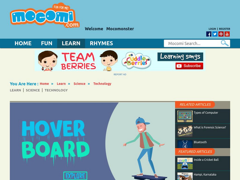 Mocomi: Hoverboard: How It Works Handout Mocomi: Hoverboard: How It Works Handout
