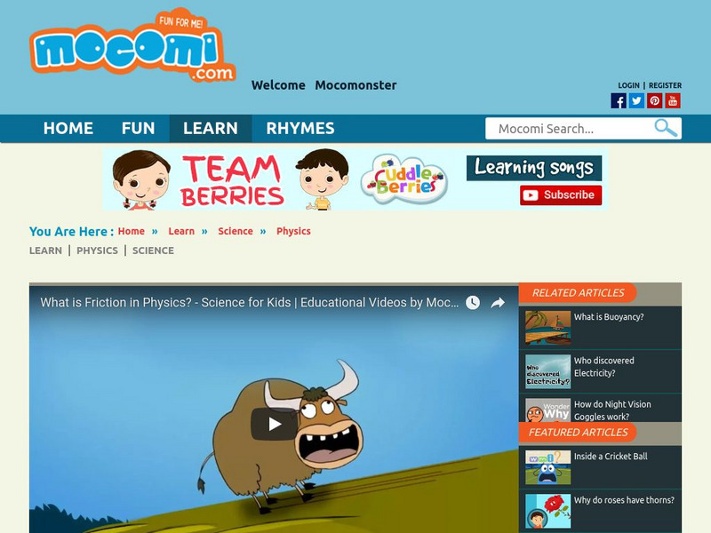 Mocomi: What Is Friction? Instructional Video