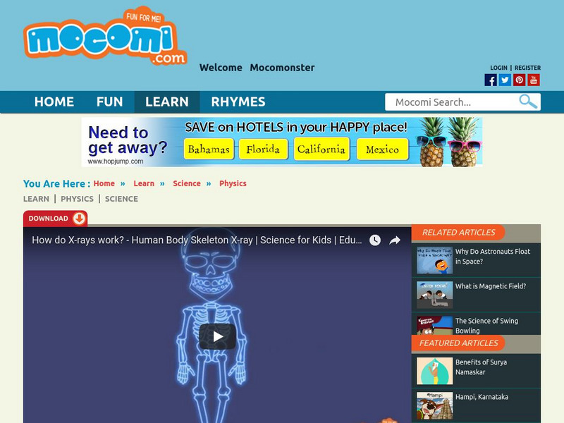 Mocomi: What Are X Rays? Instructional Video