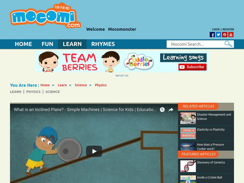 Mocomi: What Is an Inclined Plane? Instructional Video Mocomi: What Is an Inclined Plane? Instructional Video