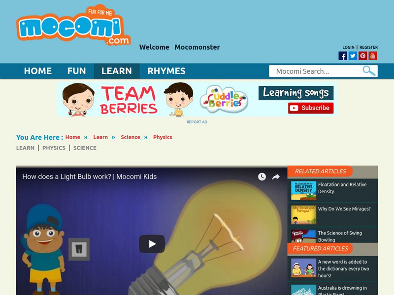 Mocomi: How Does a Light Bulb Work? Instructional Video Mocomi: How Does a Light Bulb Work? Instructional Video