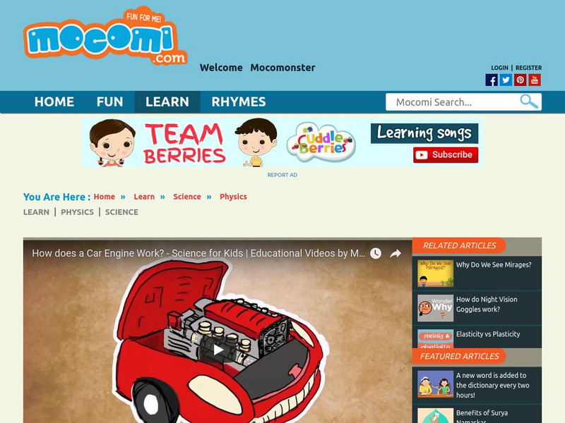 Mocomi: How Does a Car Engine Work? Instructional Video Mocomi: How Does a Car Engine Work? Instructional Video