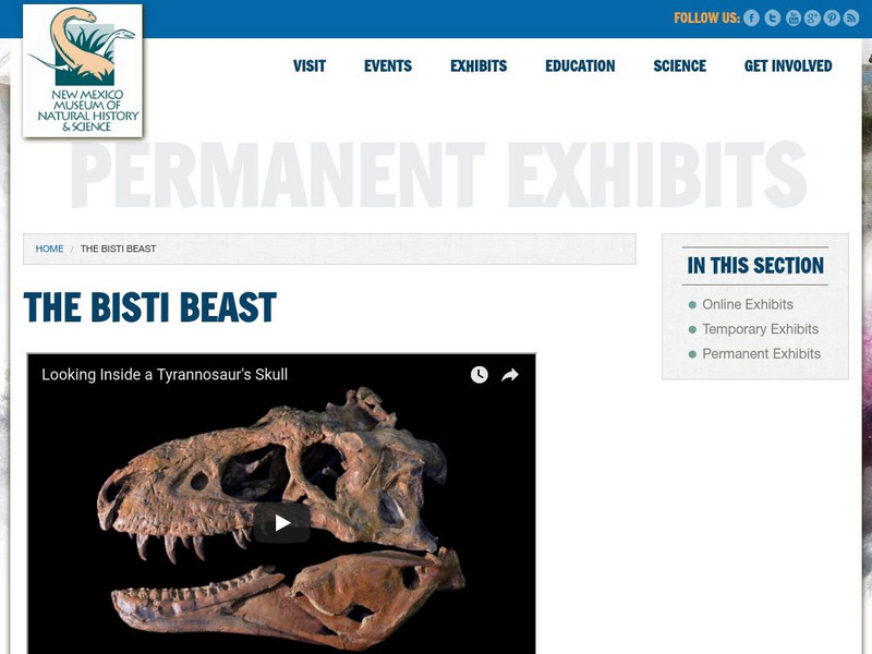 New Mexico Museum of Natural History and Science: The Bisti Beast Website New Mexico Museum of Natural History and Science: The Bisti Beast Website