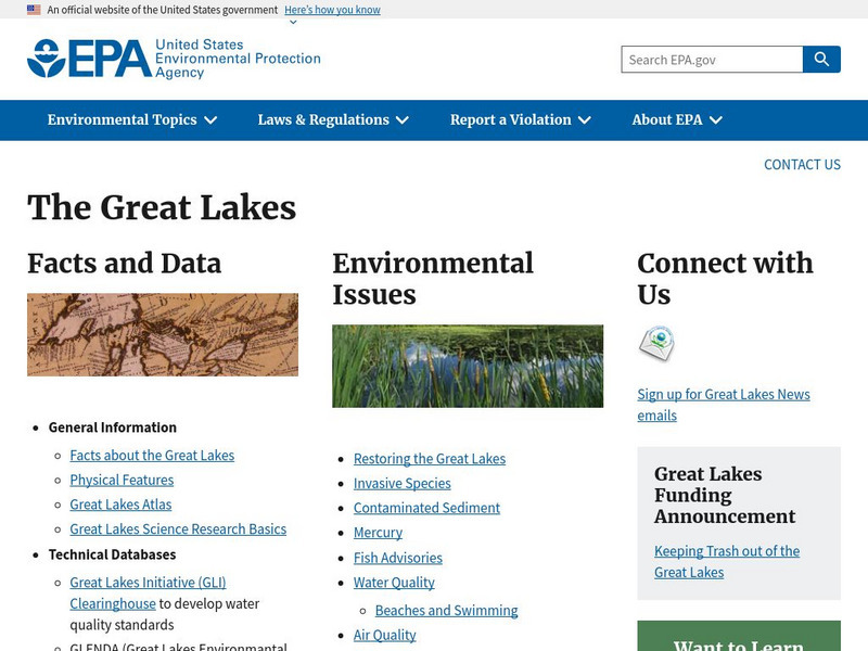 Epa: The Great Lakes Website Epa: The Great Lakes Website