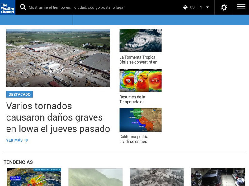 Weather.com (En Espanol) Website