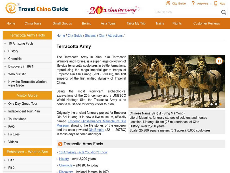 Travel China Guide: Qin Terra Cotta Warriors and Horses Graphic