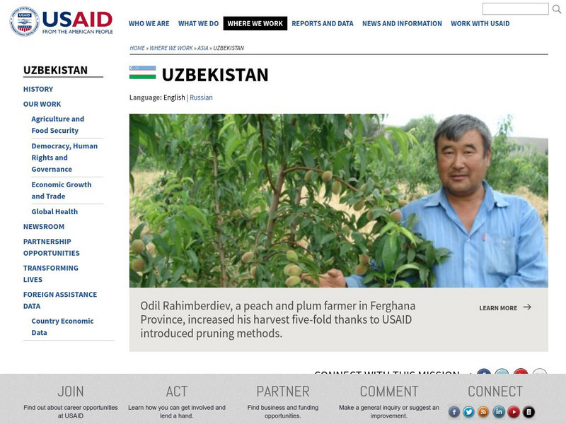 Usaid: Uzbekistan Website