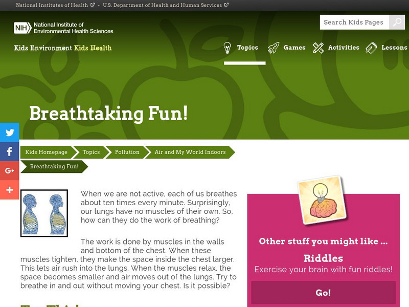 Niehs: Breathtaking Fun Activity Niehs: Breathtaking Fun Activity