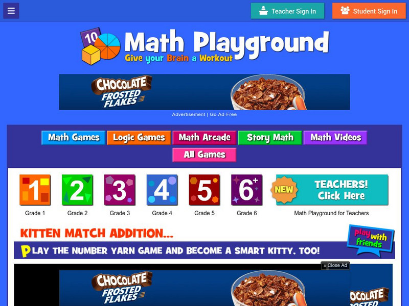 Math Playground: Kitten Match Interactive Math Playground: Kitten Match Interactive