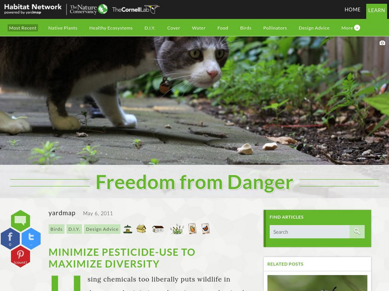 Habitat Network: Freedom From Danger Article Habitat Network: Freedom From Danger Article