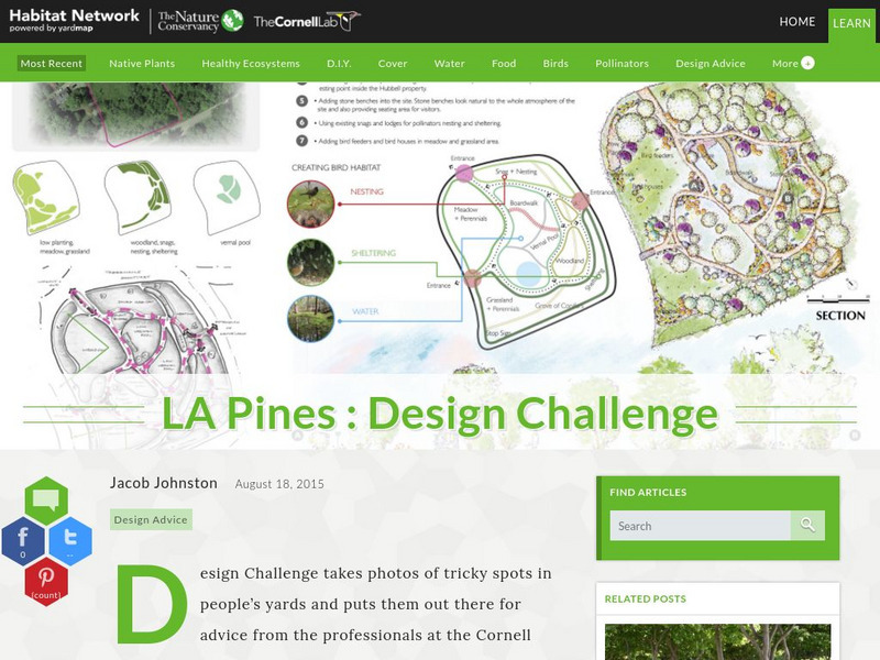 Habitat Network: La Pines: Design Challenge Article Habitat Network: La Pines: Design Challenge Article