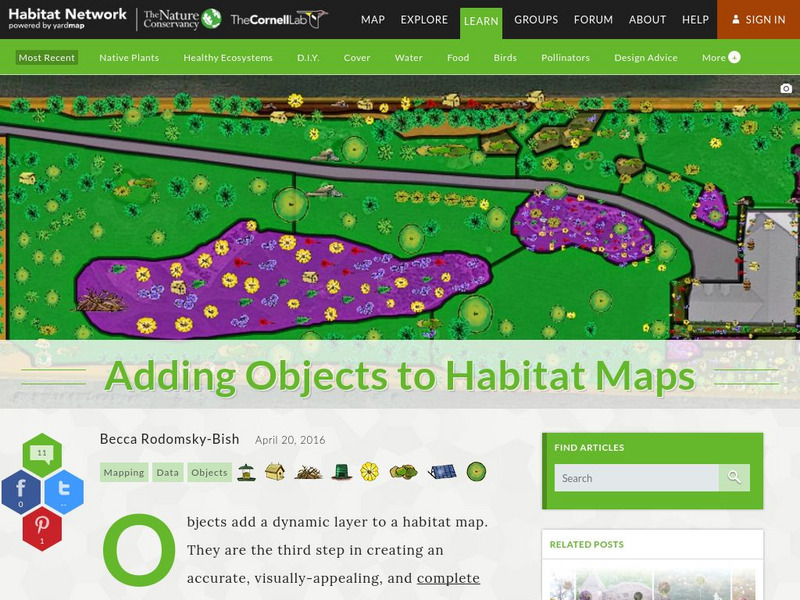 Habitat Network: Adding Objects to Habitat Maps Article Habitat Network: Adding Objects to Habitat Maps Article