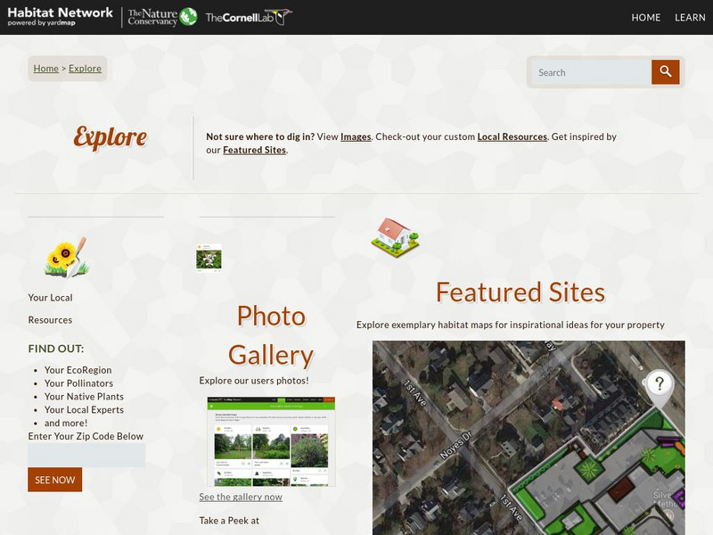 Habitat Network: Explore Website Habitat Network: Explore Website