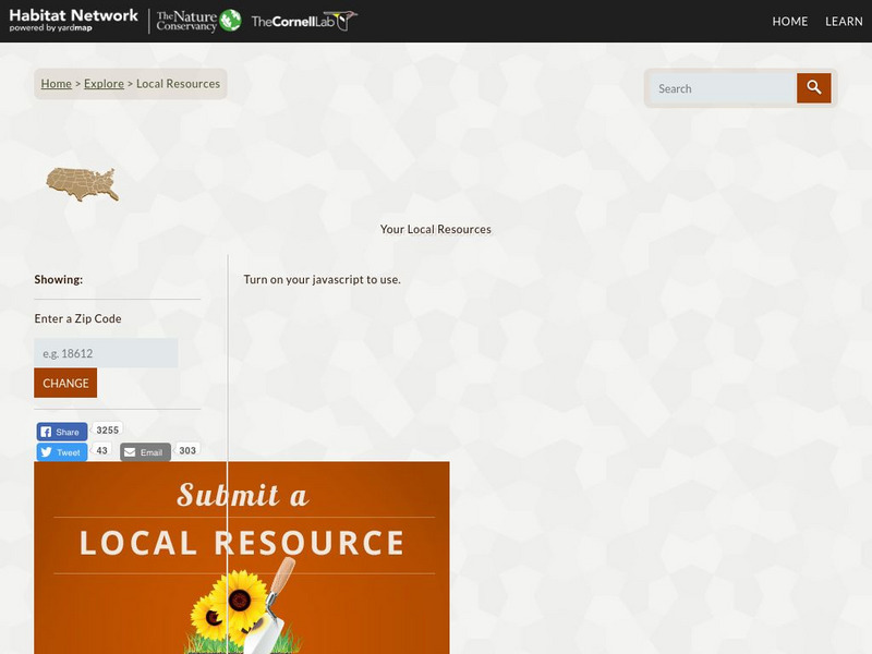 Habitat Network: Your Local Resources Handout Habitat Network: Your Local Resources Handout