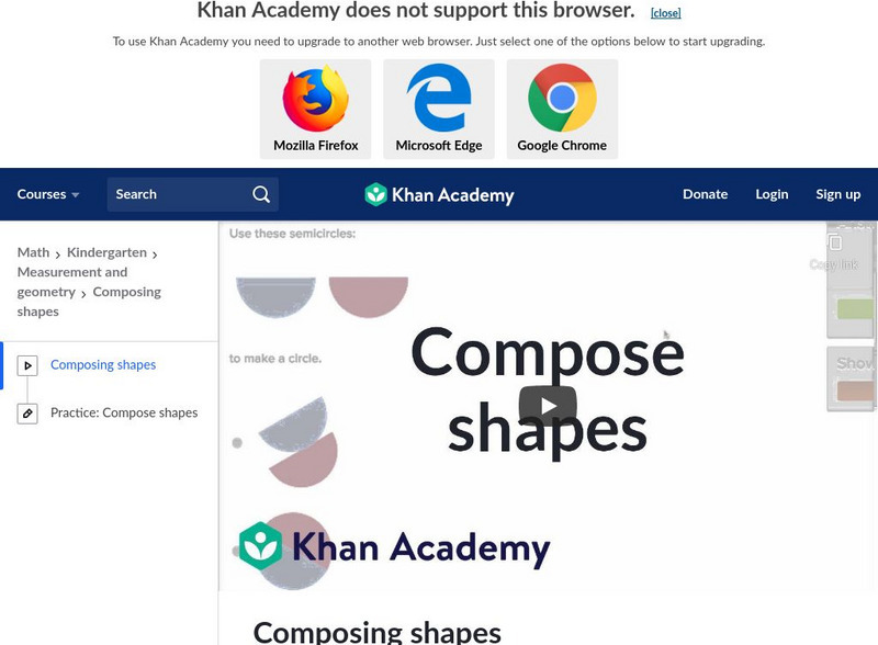 Khan Academy: Composing Shapes Instructional Video Khan Academy: Composing Shapes Instructional Video