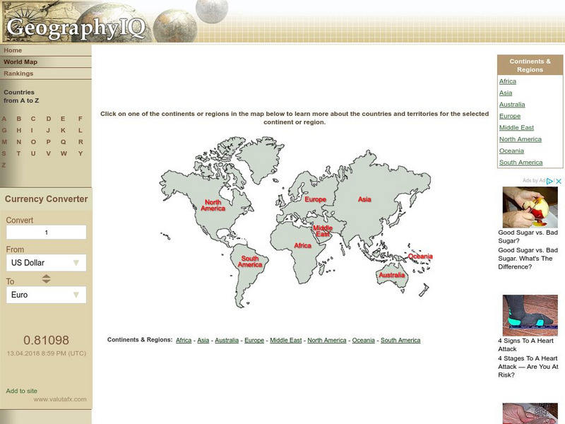 Geography Iq: World Map Graphic Geography Iq: World Map Graphic